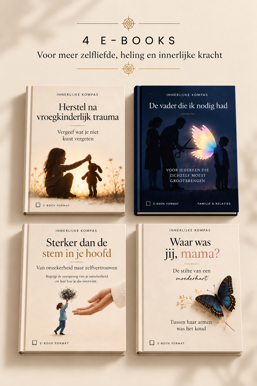 Mijn helende ‘Innerlijke kompas’ voordeelbundel van 4-ebooks