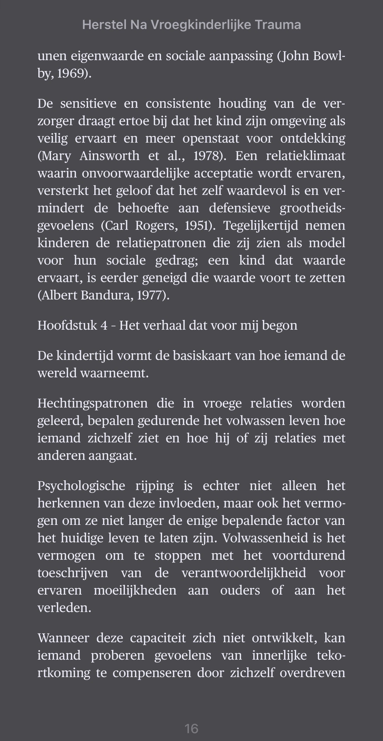 Thuiskomen bij je innerlijke kind.