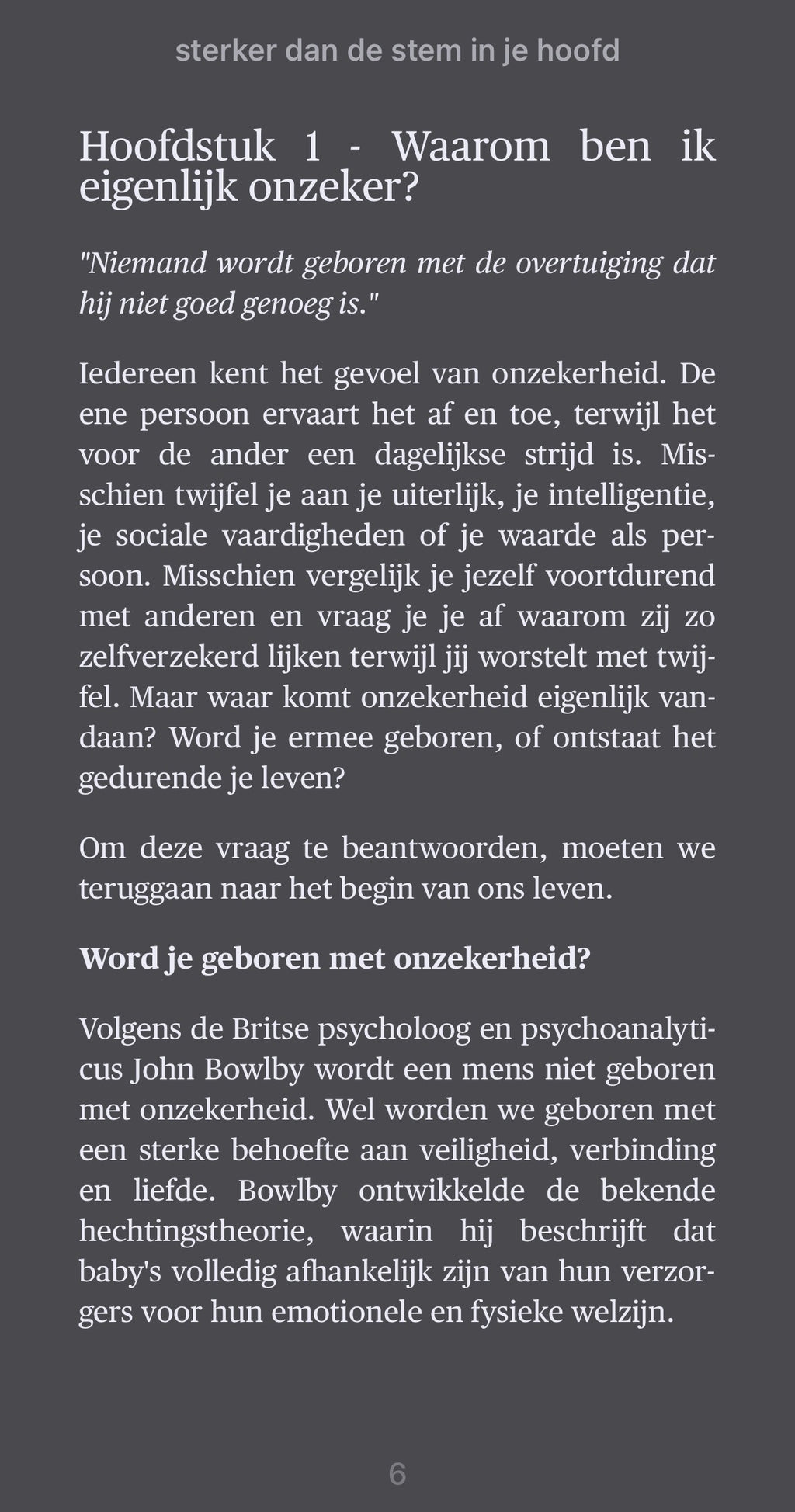 Sterker dan de stem in je hoofd