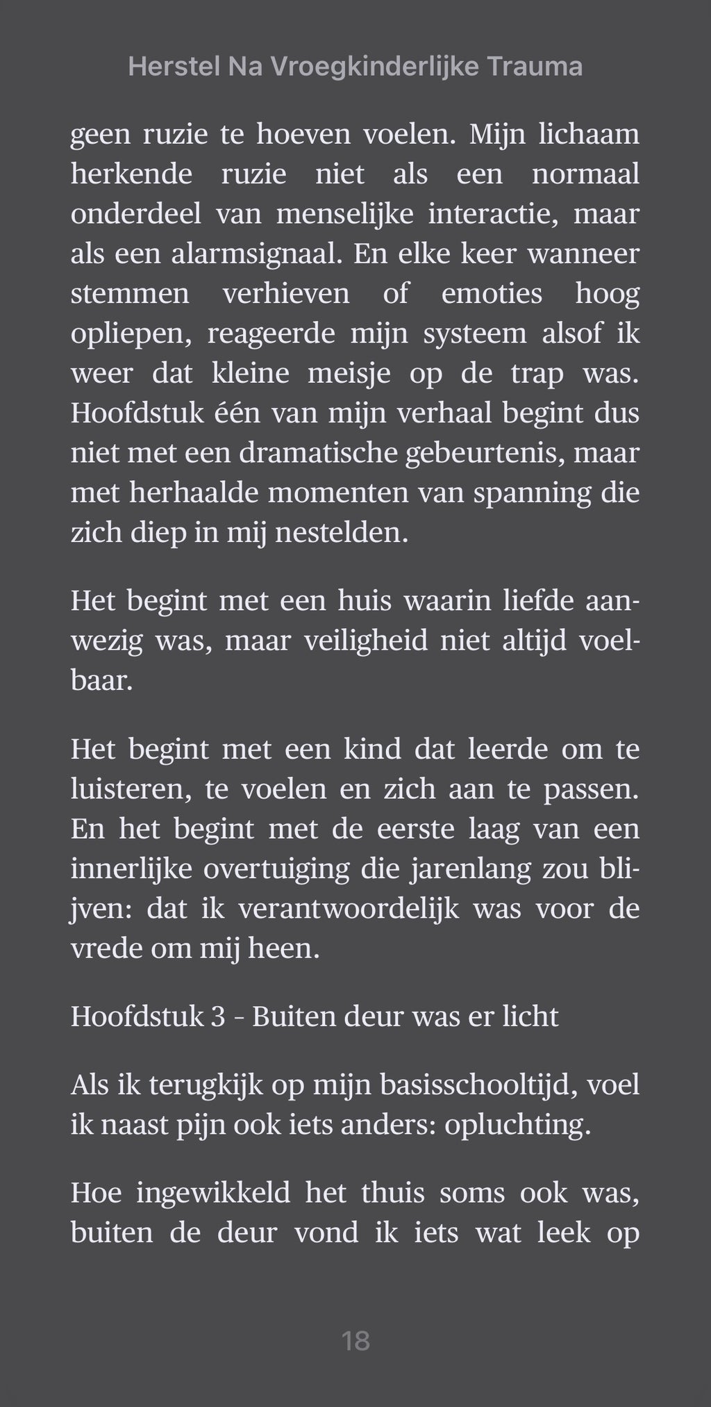 Thuiskomen bij je innerlijke kind.