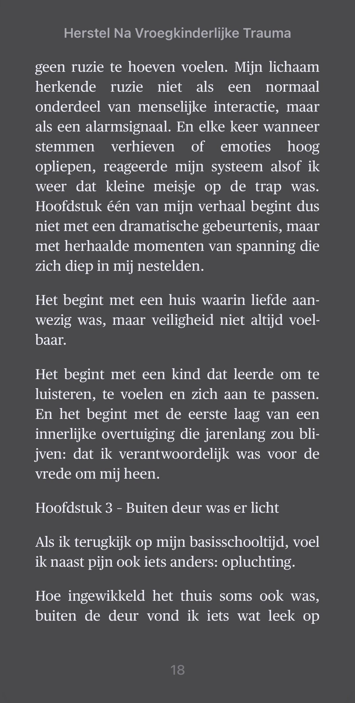 Thuiskomen bij je innerlijke kind.